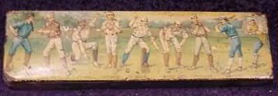 1800s Baseball Pencil Box